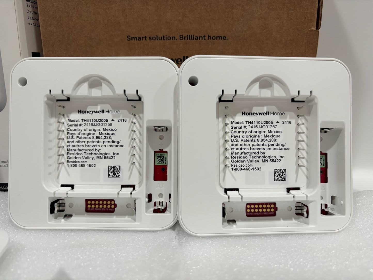 New Open 5PK HoneyWell T4 2 Pack Programmable Pro-Thermostat