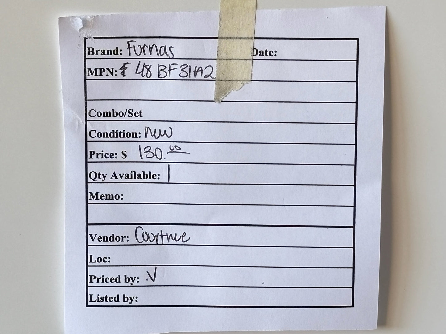 Furnas 48BF31A2 Definite Purpose Contactor 3-Pole 120V Coil 30A