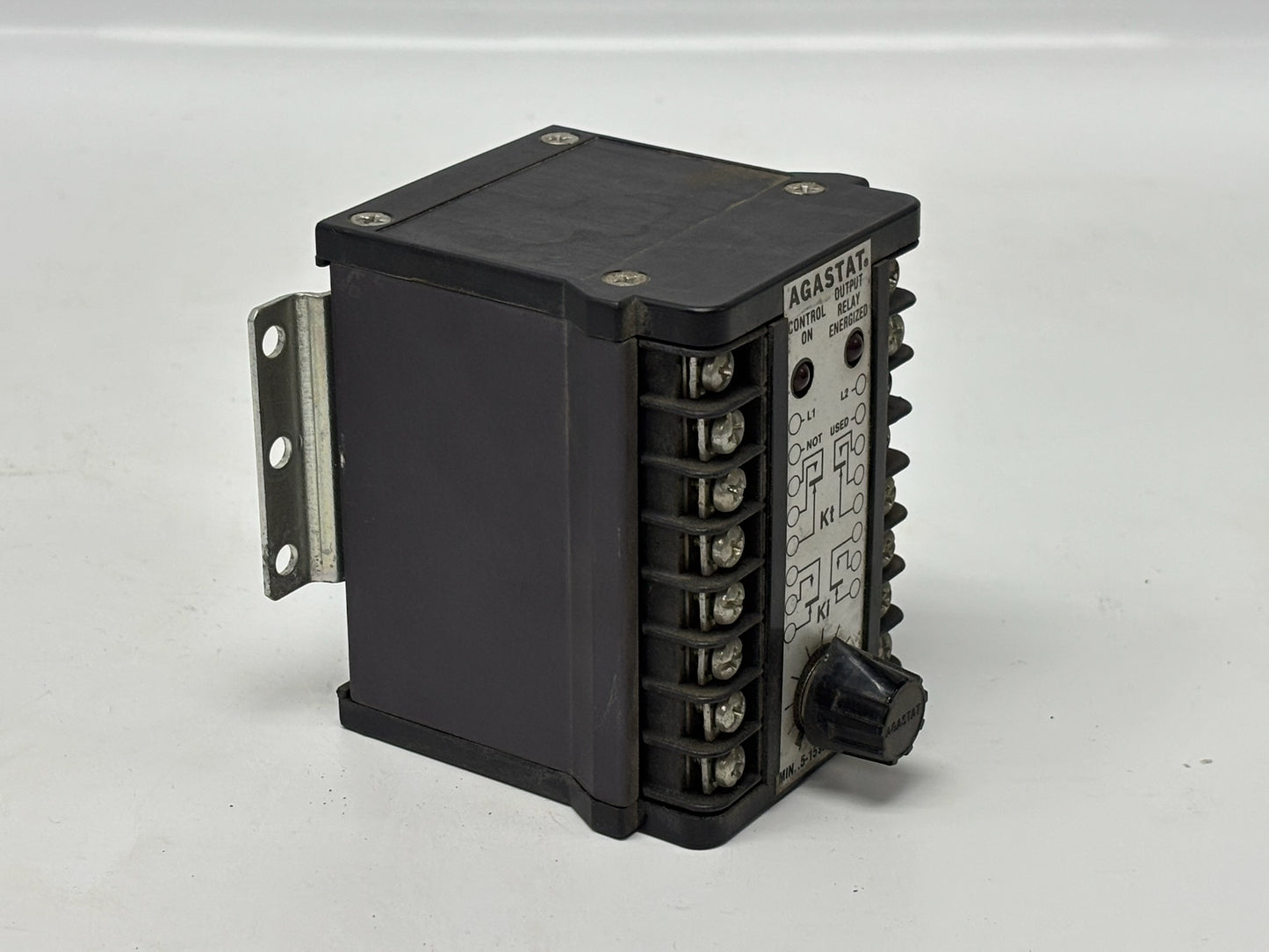 Agastat 9312ABT 120 V Timing Relay Adjustable 0.5–15 Sec Industrial Control