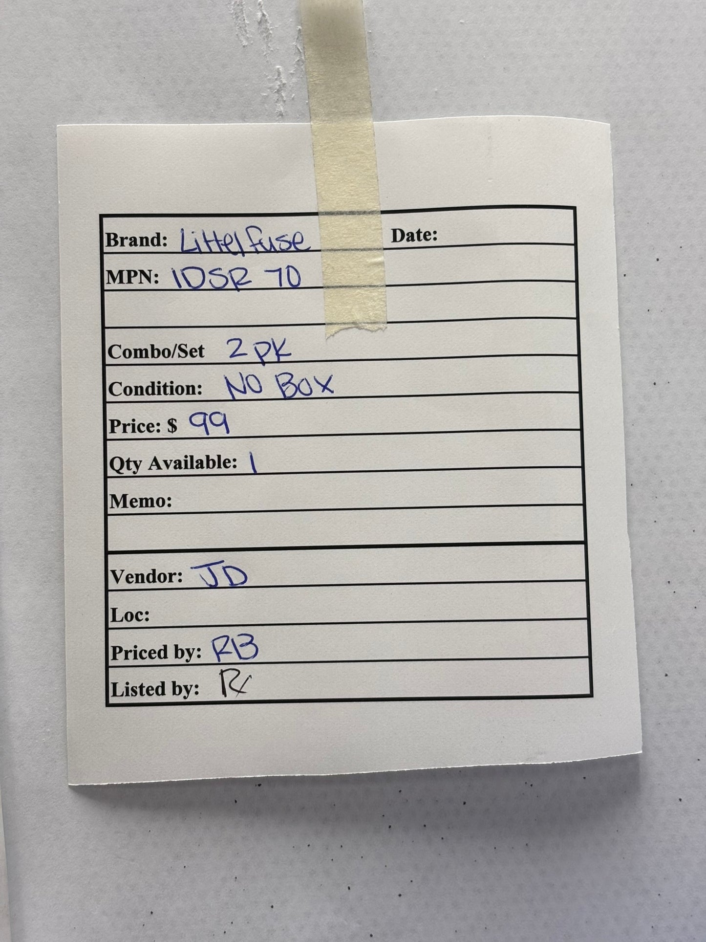 Littelfuse IDSR 70 A Time-Delay Dual-Element Current-Limiting Fuse