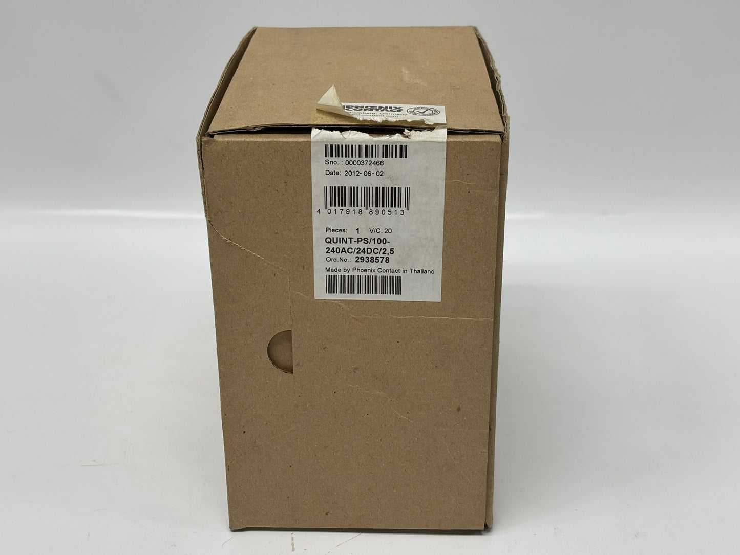 Phoenix Contact QUINT-PS-100-240 AC/24 DC Power Supply with Wide Input Range