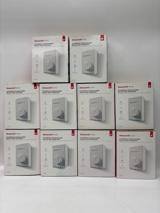 New Open 10PK HoneyWell CT410B Non-Program, Electric Heat Thermostat