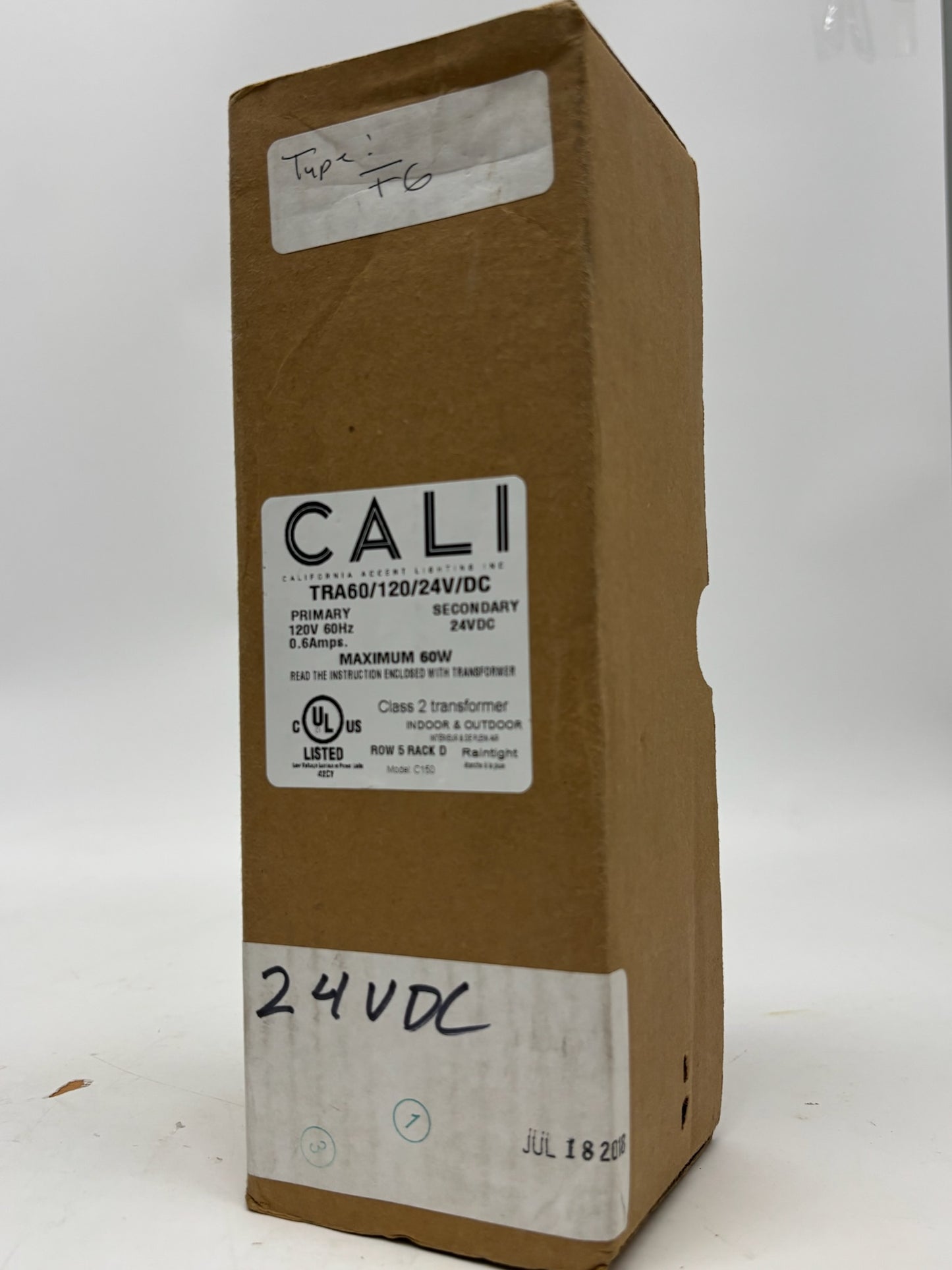 CALI TRA60/120/24V/DC Outdoor LED Lighting Transformer, 60W, 24V DC Output