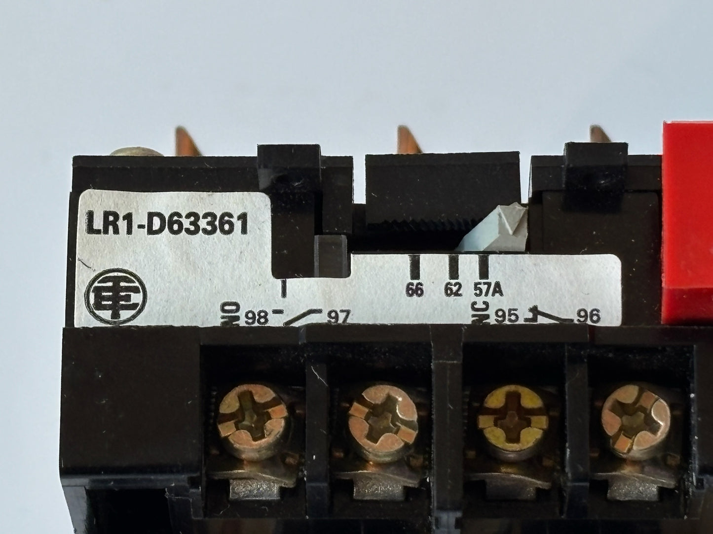 Telemecanique LR1‑D63361 Thermal Overload Relay 57‑66 A Range