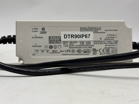 3PK Beulux DTR901P67 90W 24V DC IP67 LED Power Supply with 0-10V Dimming