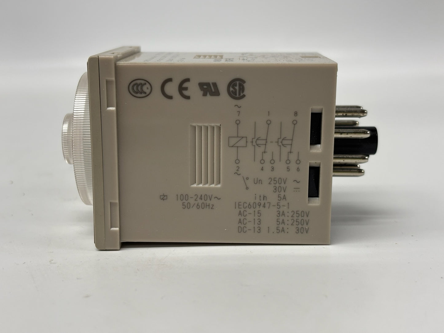 2Pk Square D 9050 JCK51V20 Plug-In Repeat Cycle Timing Relay 0.1-10s 10A