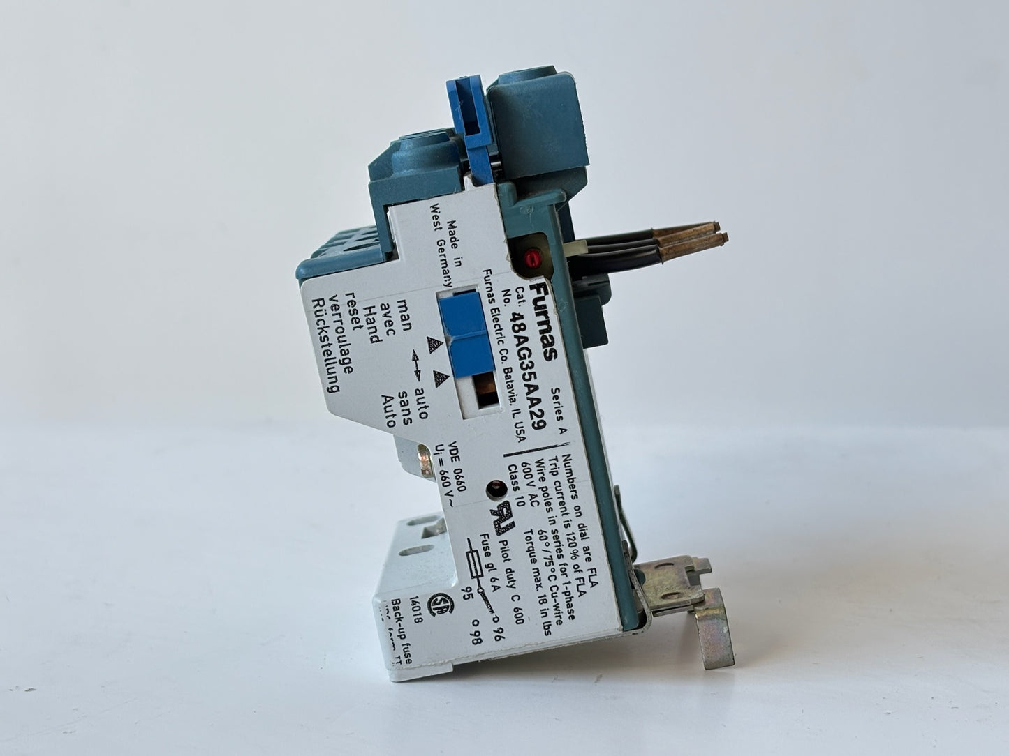 Furnas 48AG35AA29 Tri‑Element Overload Relay 4.5–7.5 A, Class 10