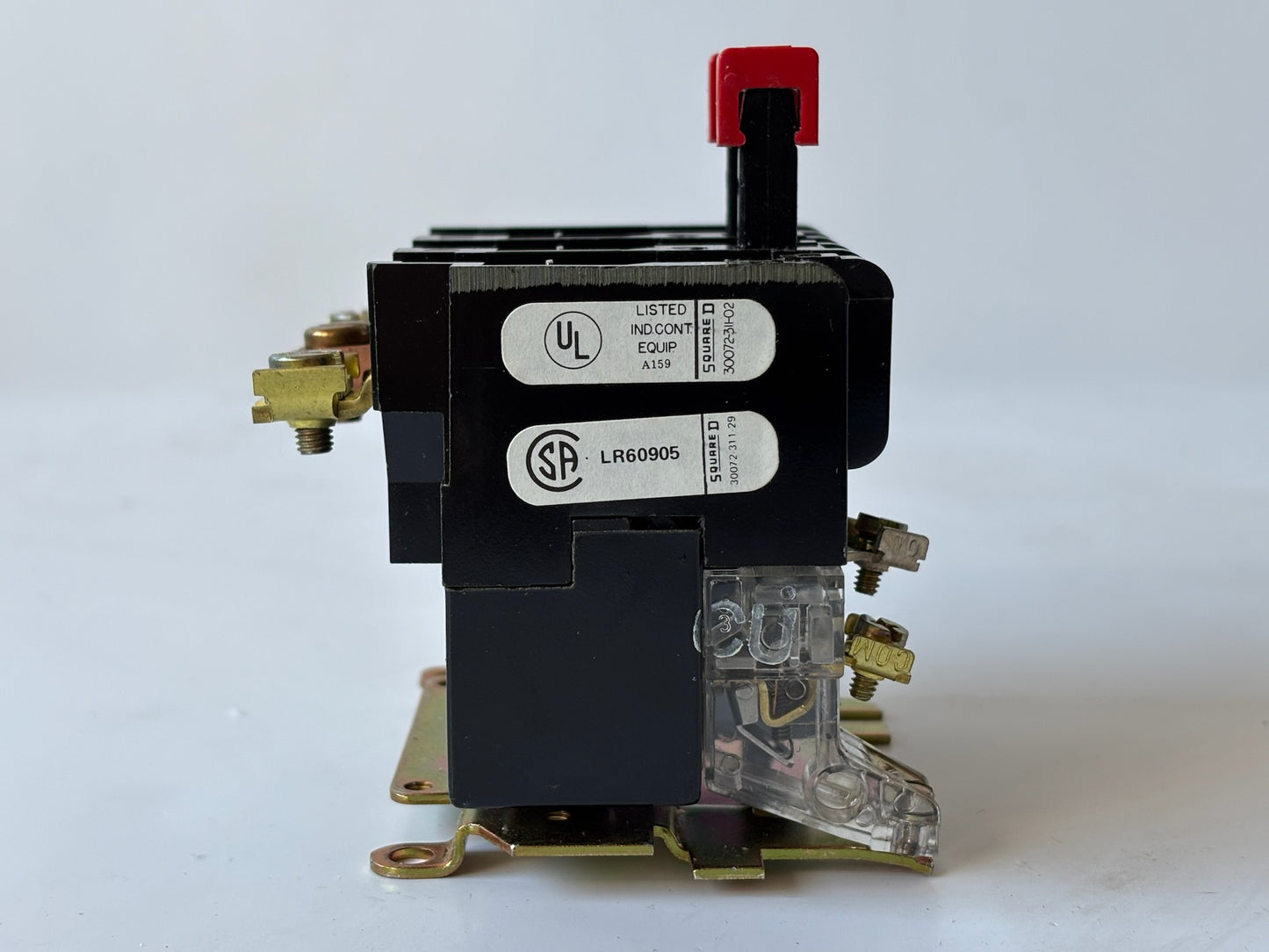 Square D 9065‑SEO‑5 Thermal Overload Relay 3‑Element Melting Alloy, Up to 26 A