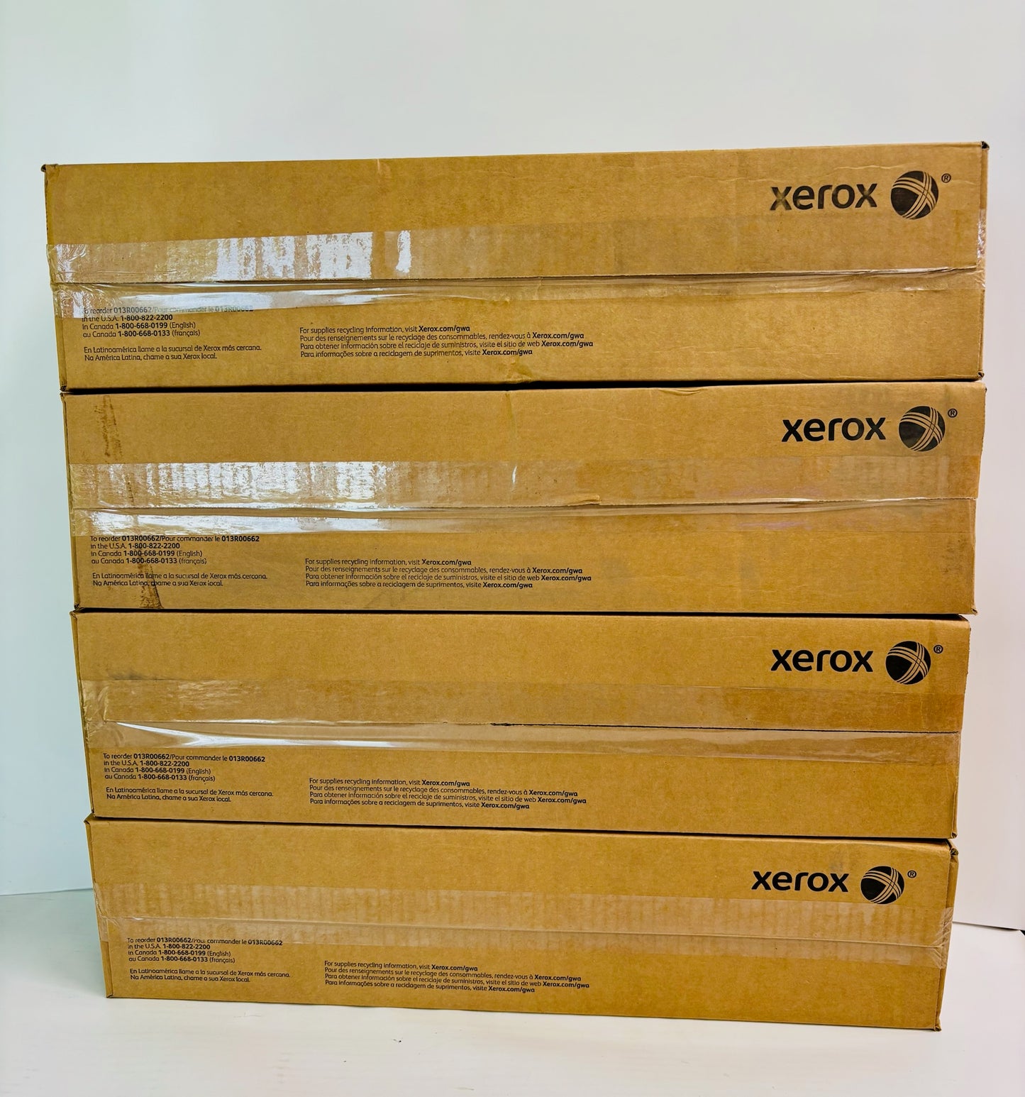 4 Genuine Xerox 7545,7830,7855i Drum Cartridge 013R00662