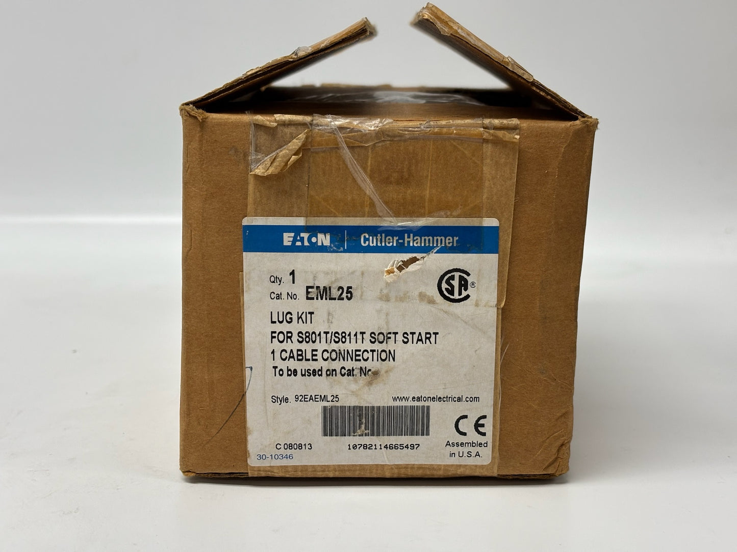 3 Pk Eaton EML25 Lug Kit for S801T Switch Fuse — Replacement Mounting Hardware