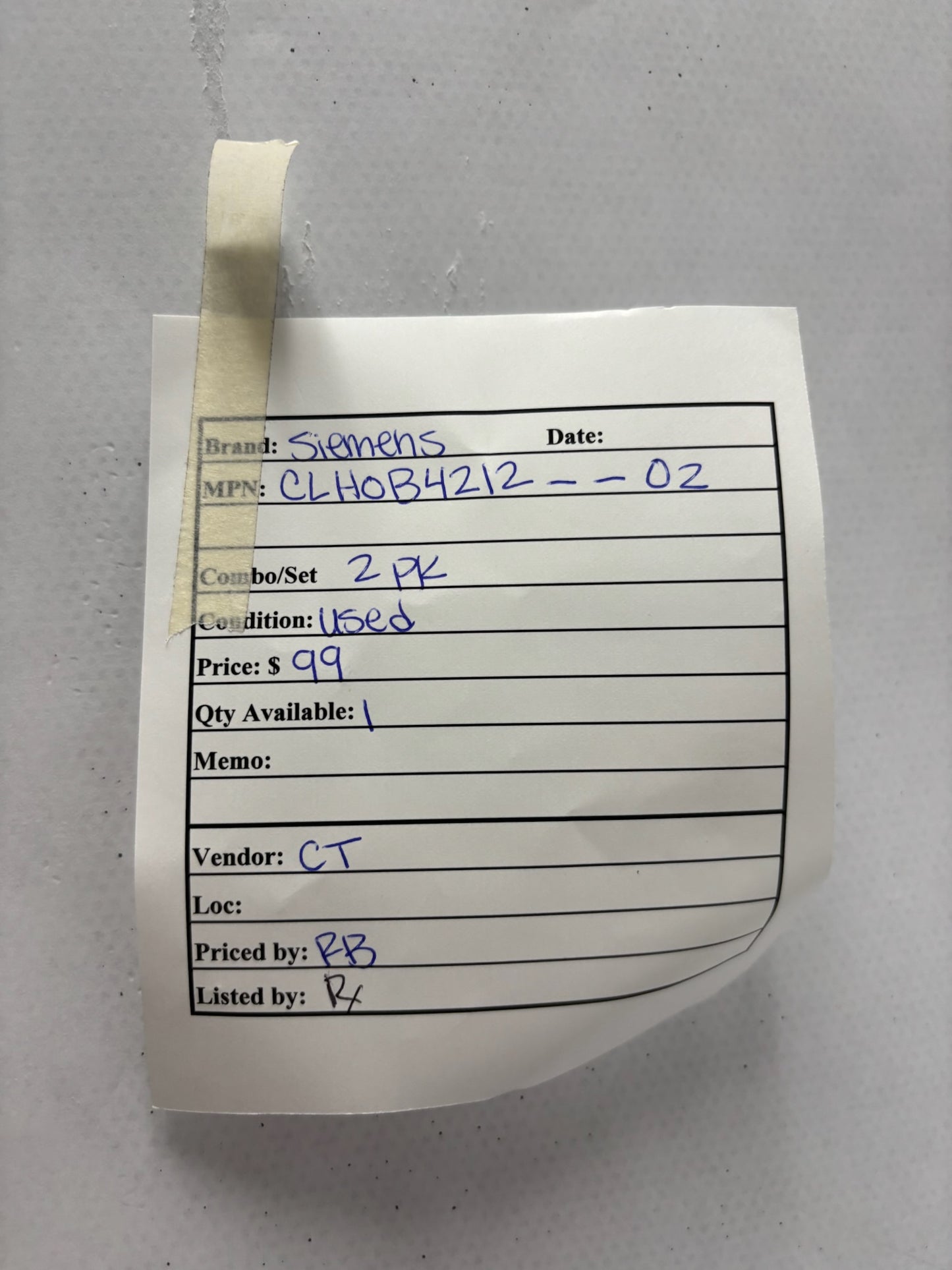 2 Pk Siemens CLHOB4212__02 Control Relay / Interface Module Replacement Part