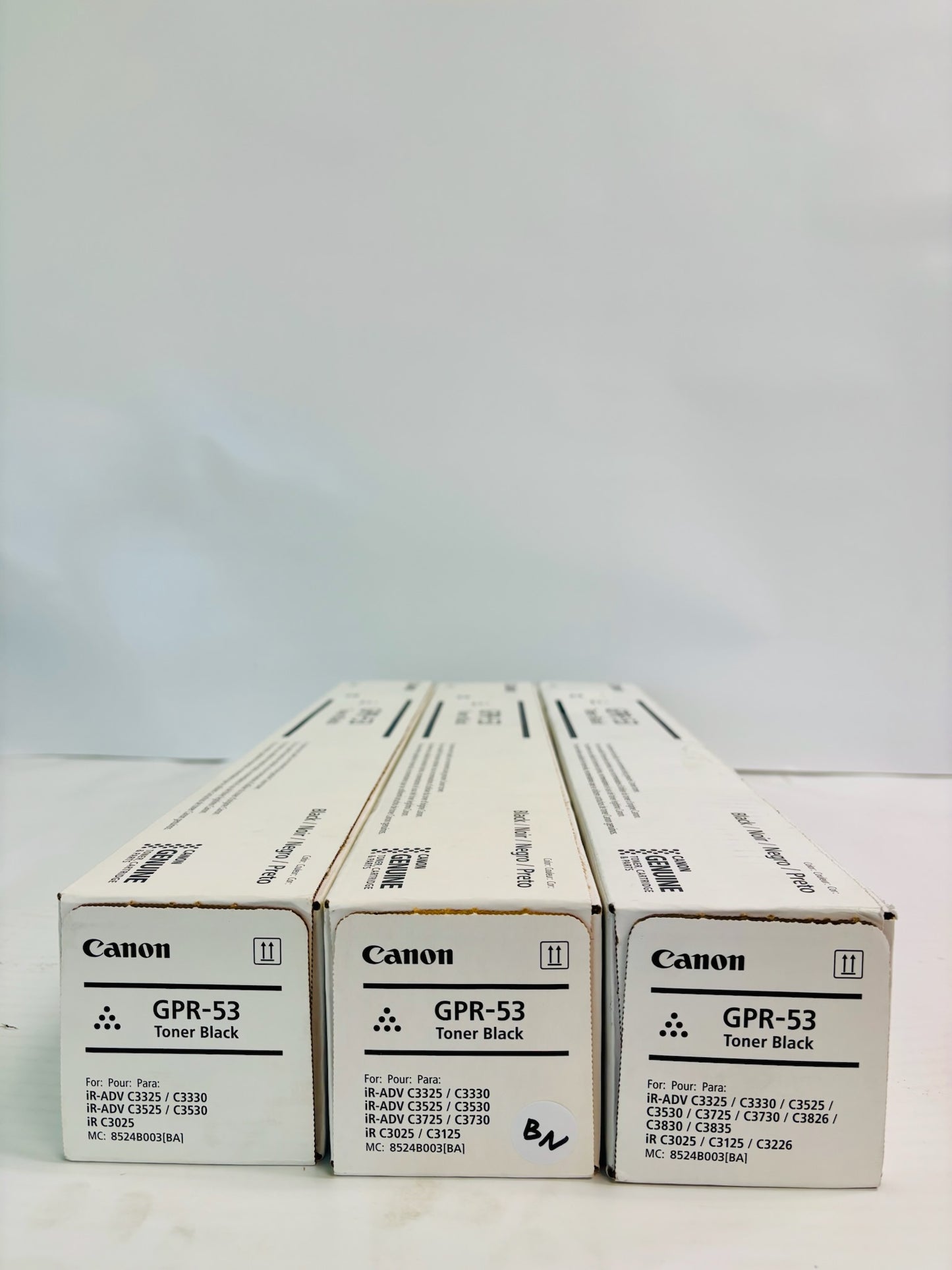 3 Genuine Canon iR Advance C3325,C3330 Black Toner GPR-58, GPR58
