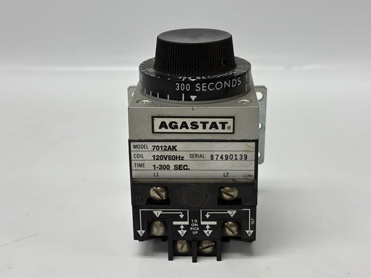 Agastat 7012AK Time Delay Relay Module for Industrial Control Timing