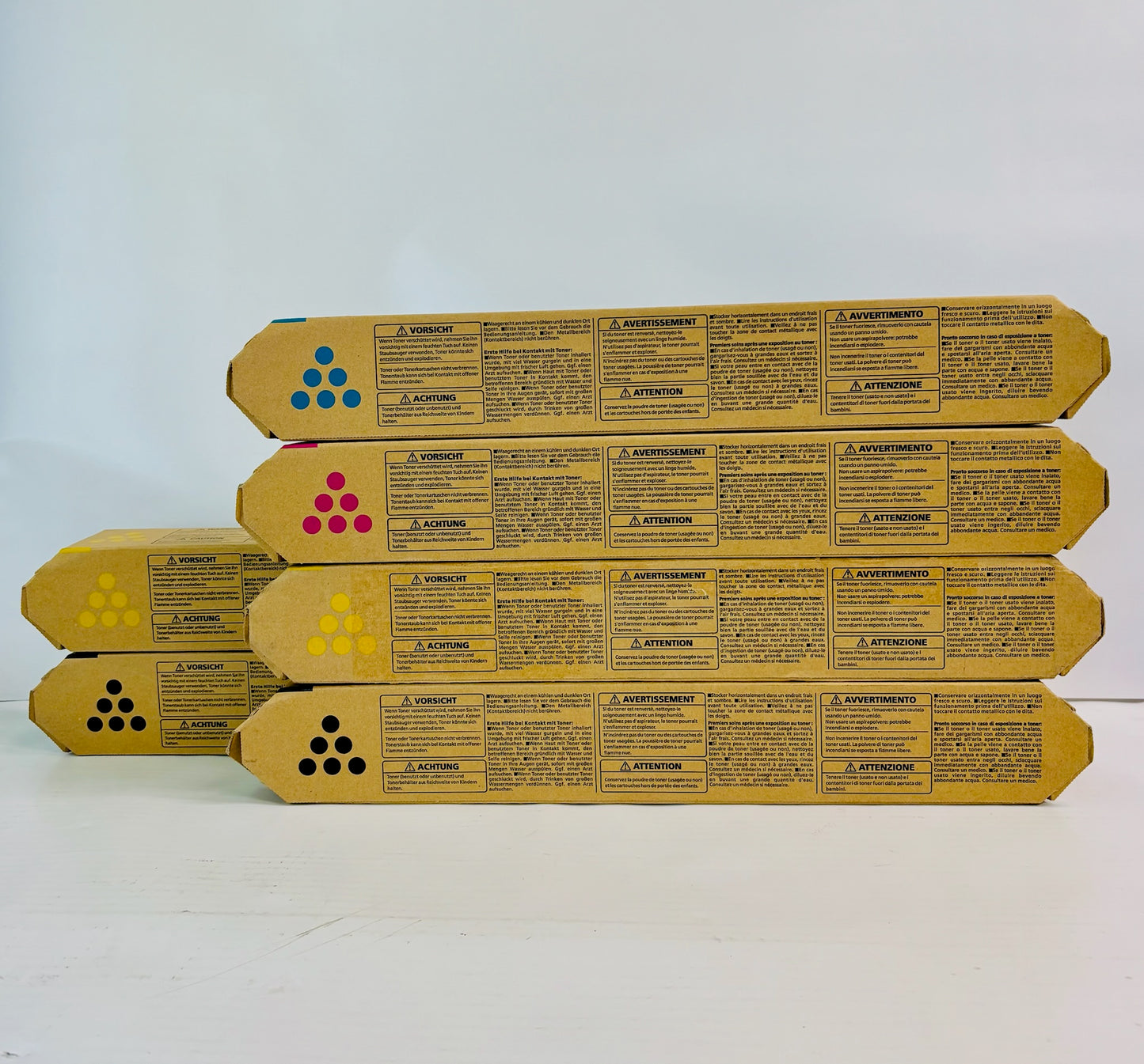 6 Genuine Ricoh IM C300F,C400F CMYYKK Toner 842378,842379,842380,842381