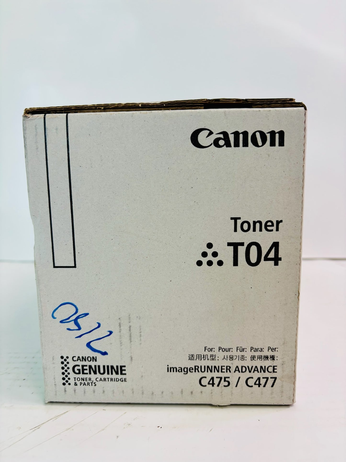 Genuine Canon iR Advance C475iF III, C475iFZ III Black Toner T04, 2980C001[AA]