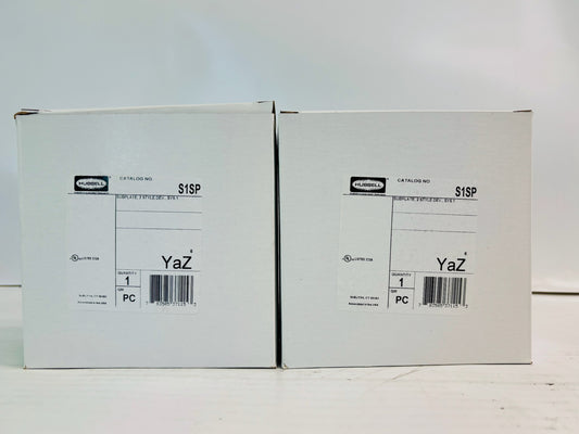 2PK Hubbell S1SP Dual StyleLine®/Decorator Sub-Plate — Floor Box Insert