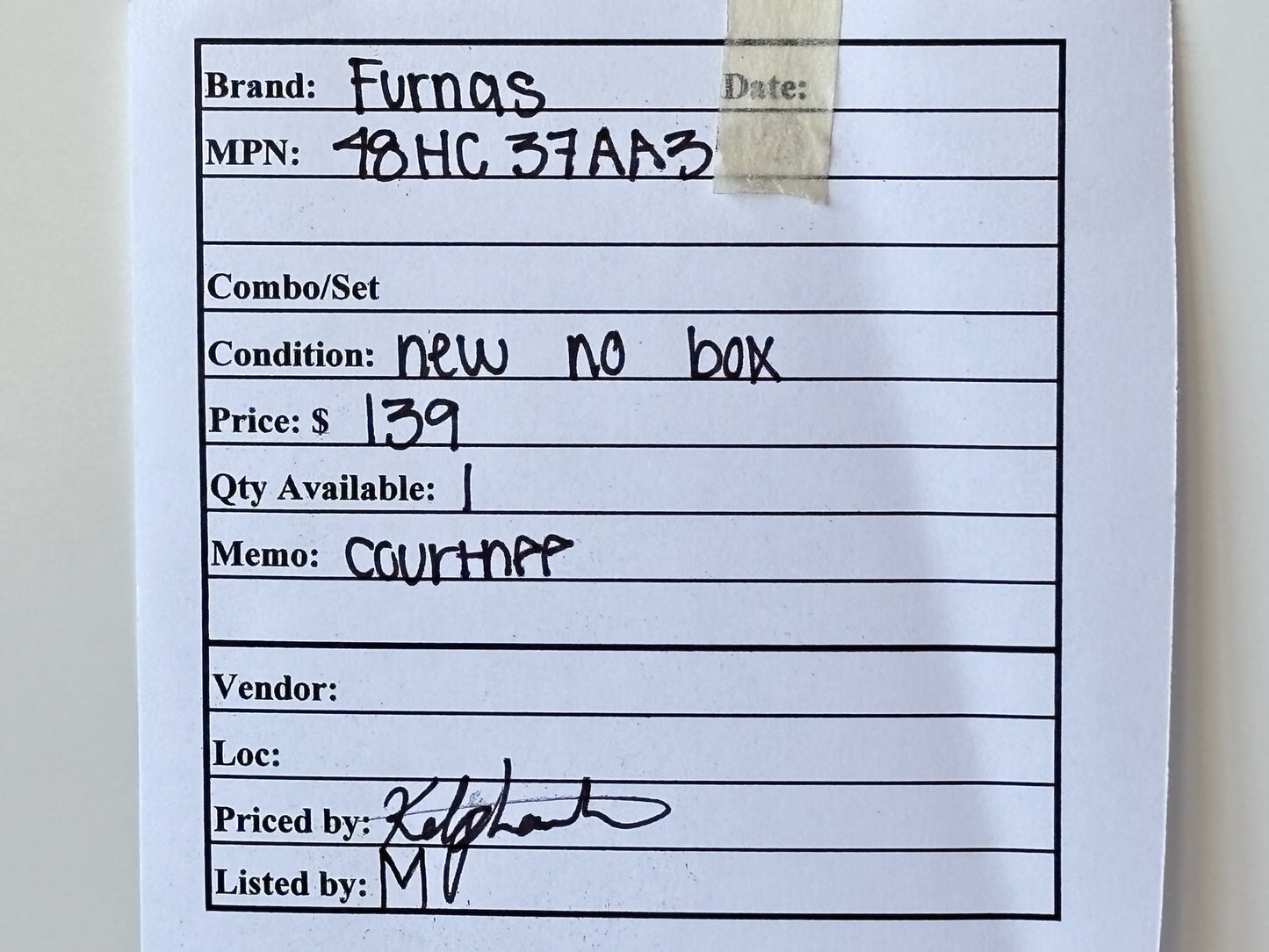 Furnas 48HC37AA3 Bi-Metal Thermal Overload Relay Size 3, 100 A Max