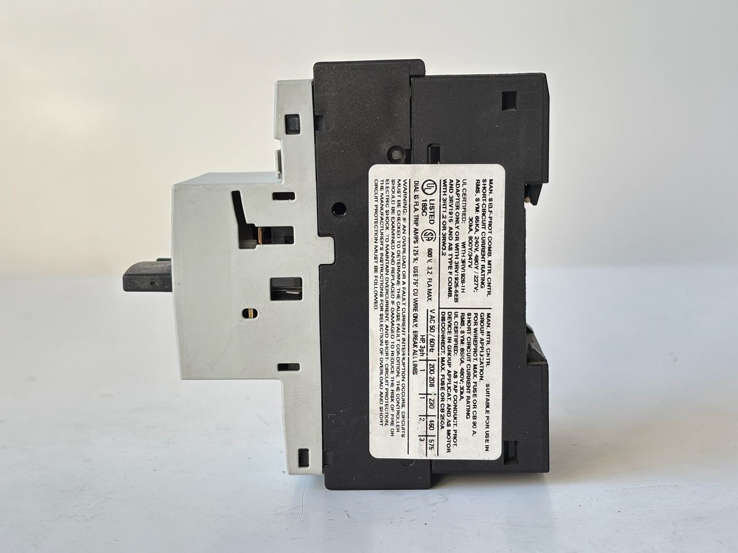 2PK Siemens 3RV1021-1DA10 SIRIUS S0 Motor Protection Circuit Breaker 2.2-3.2 A