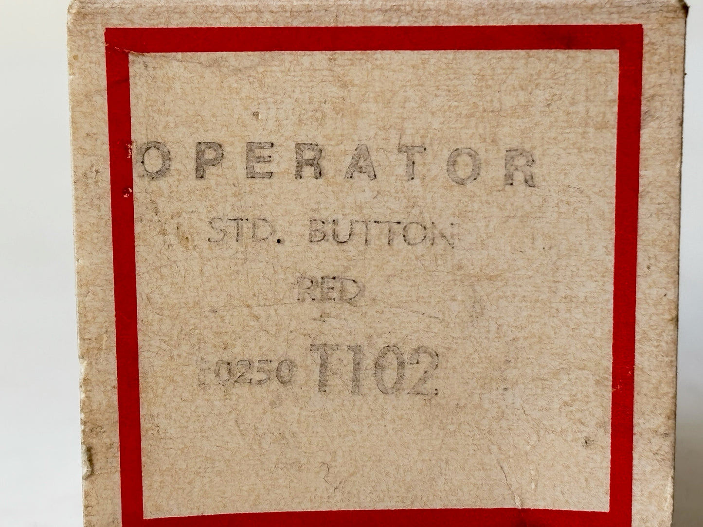 8PK Cutler Hammer 10250T102 Flush Push‑Button Operator