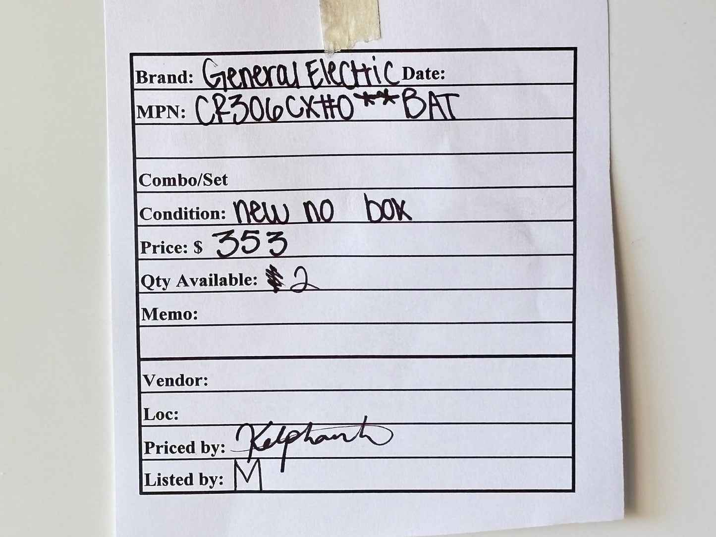 General Electric CR306CX#0**BAT Size 1 FVNR Motor Starter 27 A 600 V