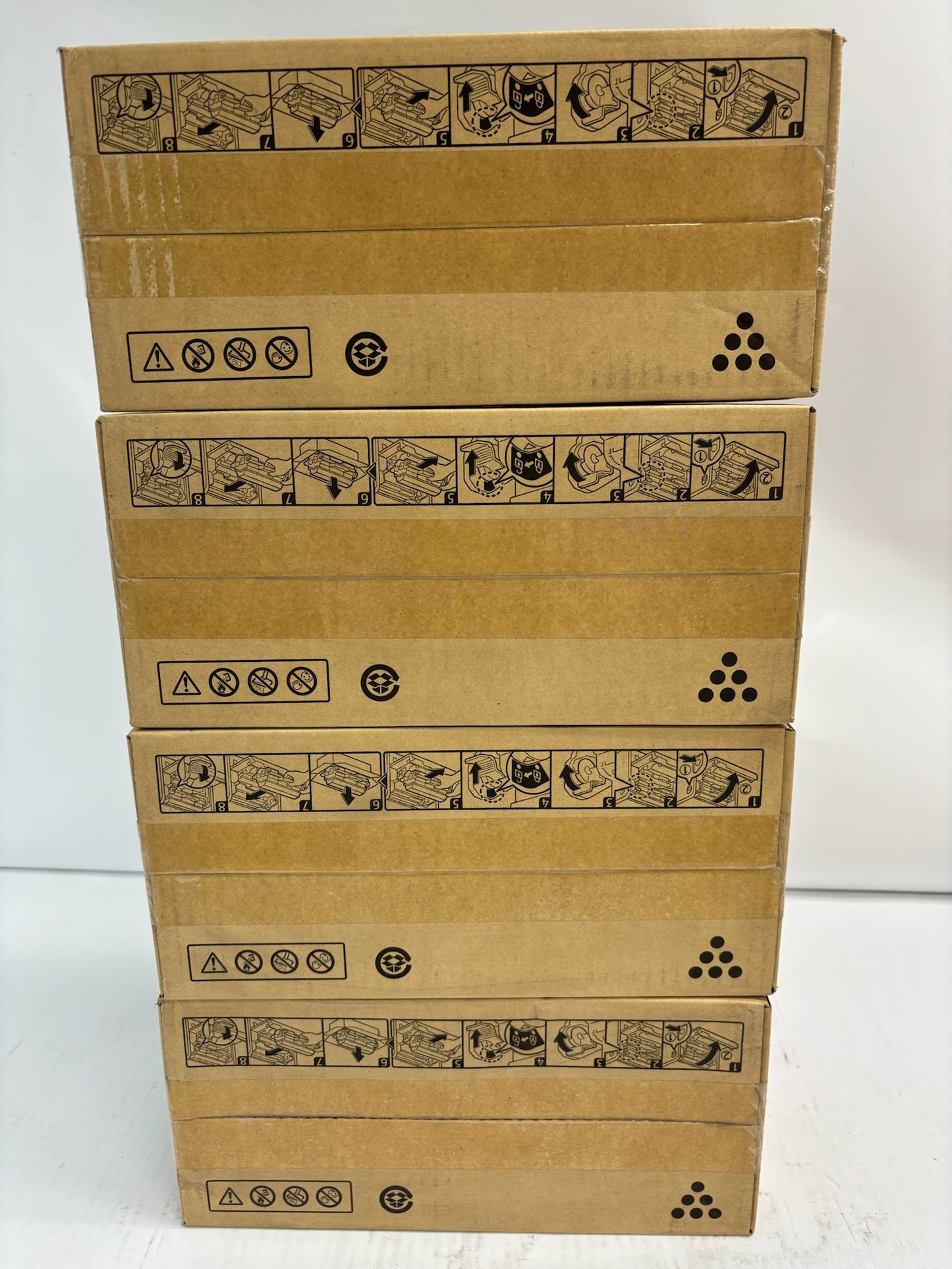 Lot of 4 Genuine Ricoh SP4500HA, 4510dn Black Toners 407316 M901-17