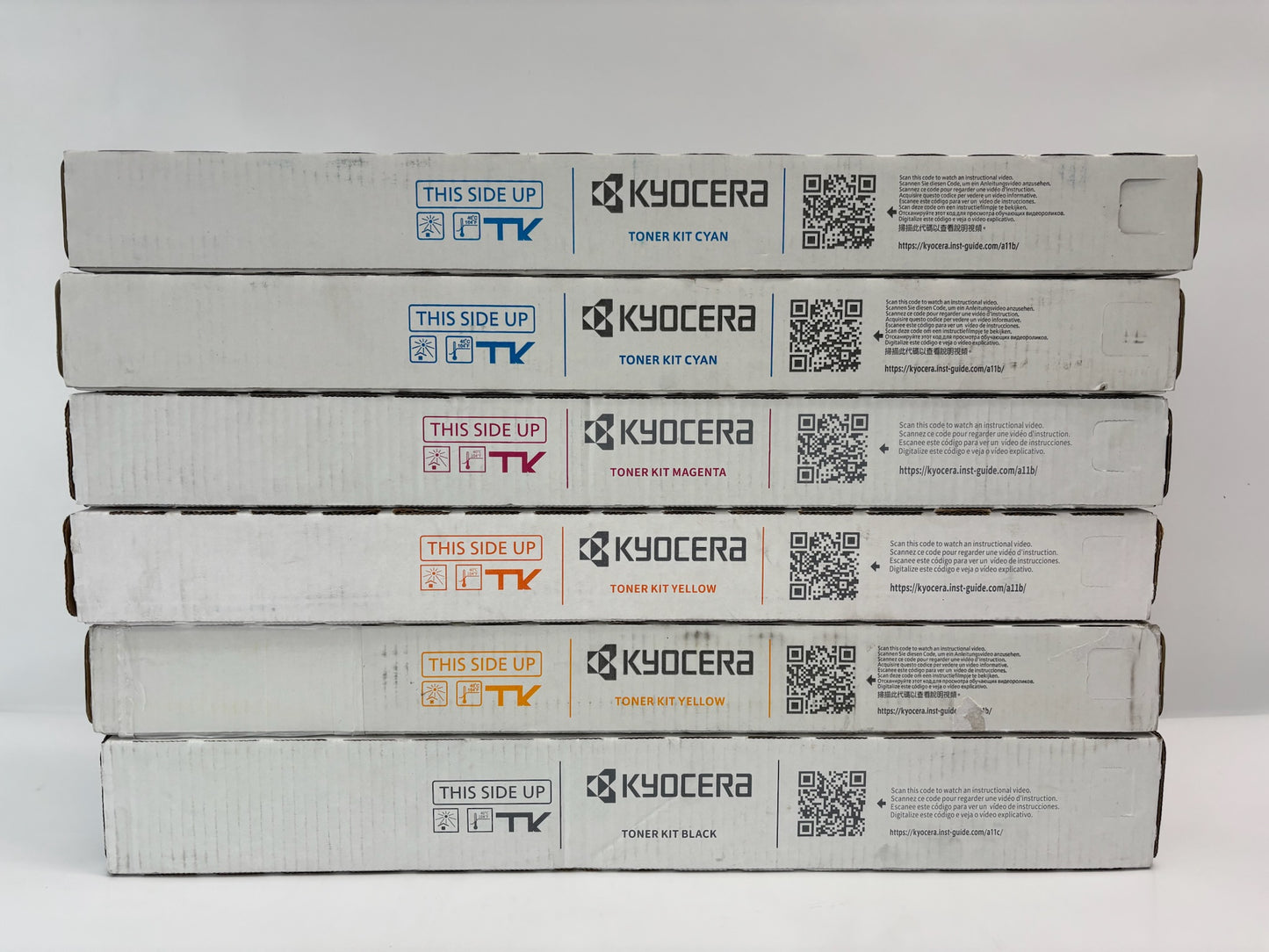 6 Genuine Kyocera TASKalfa 3552ci,3553ci,4052ci,4053ci  CCMYYK Toners TK-8527