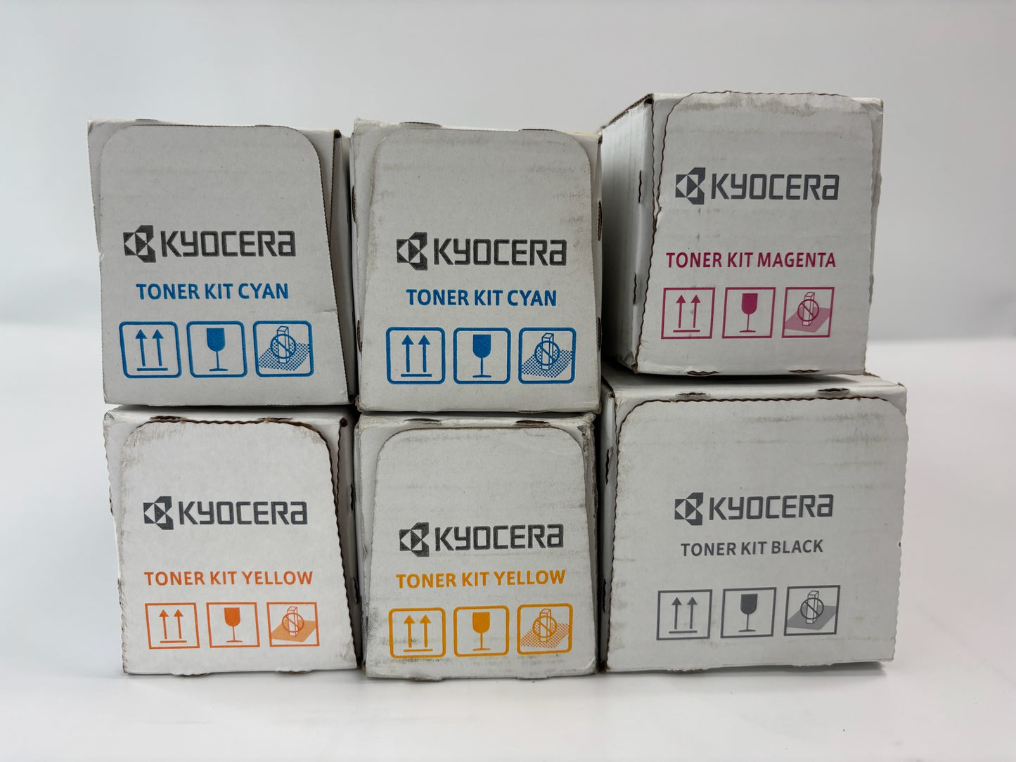 6 Genuine Kyocera TASKalfa 3552ci,3553ci,4052ci,4053ci  CCMYYK Toners TK-8527