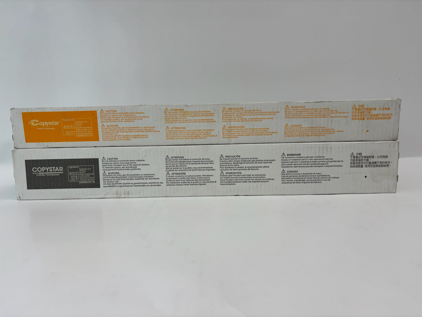2 Genuine Copystar CS3552ci,3553ci,4052ci,4053ci Yellow & Black Toners TK-8529