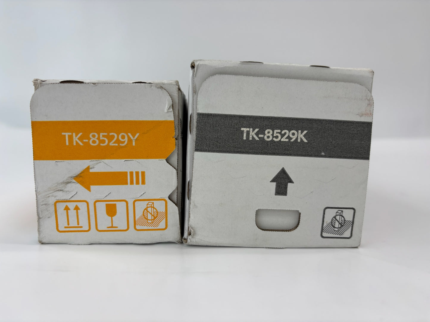 2 Genuine Copystar CS3552ci,3553ci,4052ci,4053ci Yellow & Black Toners TK-8529