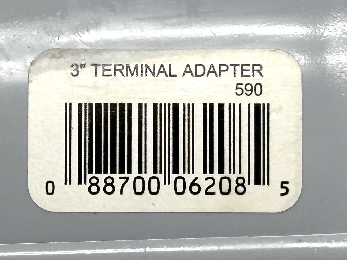 4PK Cantex 5140110 3 in PVC Male Terminal Adapter