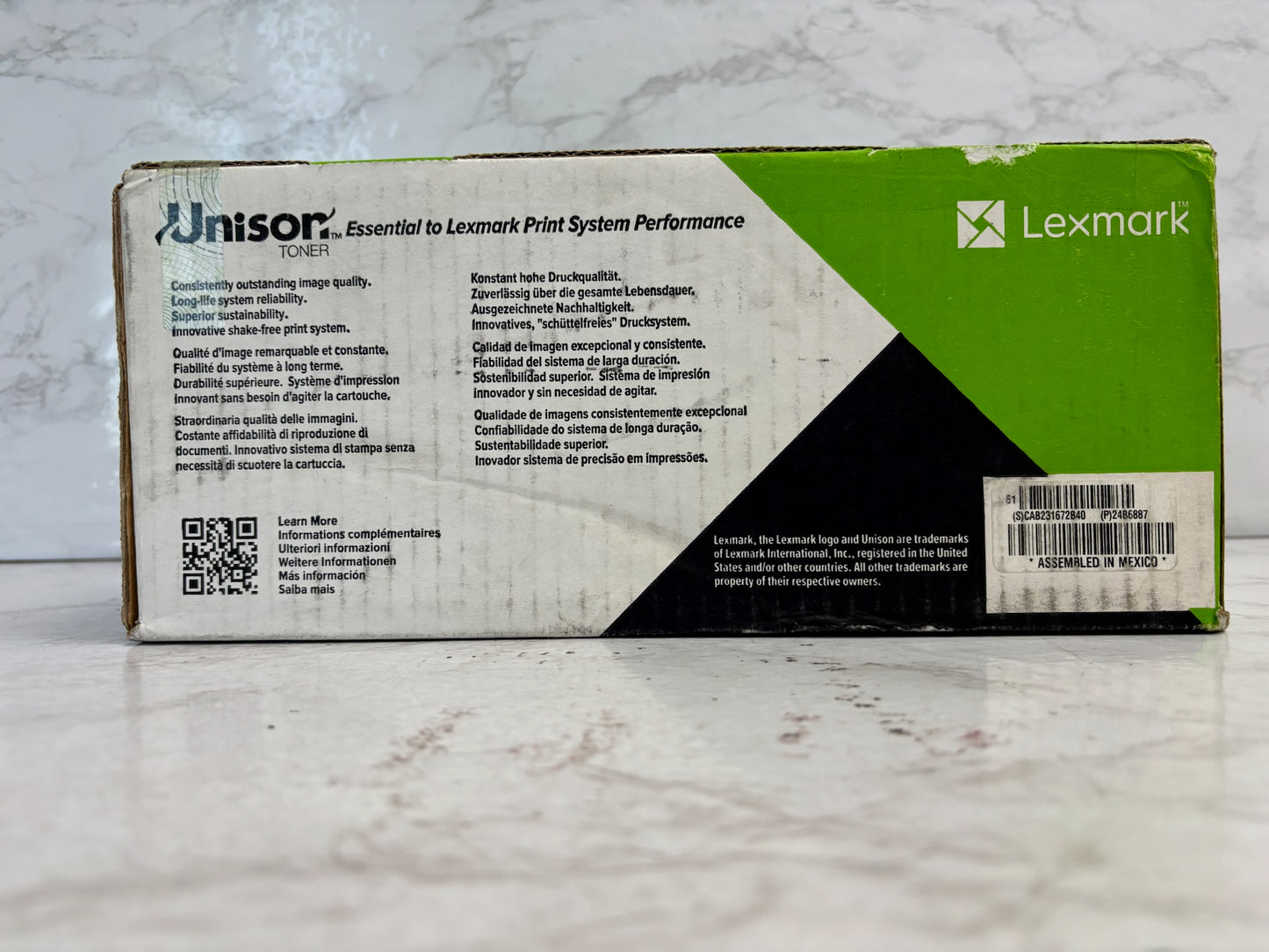 Genuine Lexmark M3250,XM3250 Black Toner 24B6887