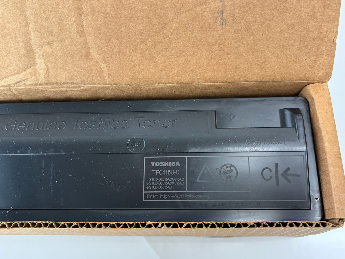 4 Genuine Toshiba 2515AC, 3015AC, 3515AC,4515AC CYYK T-FC415U Toners (Open Cyan)