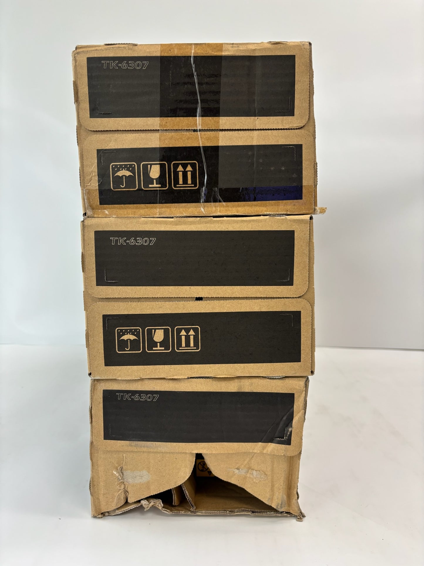 3 Genuine Kyocera Taskalfa 3500i, 4500i, 5500i Black Toners TK-6307, TK6307K