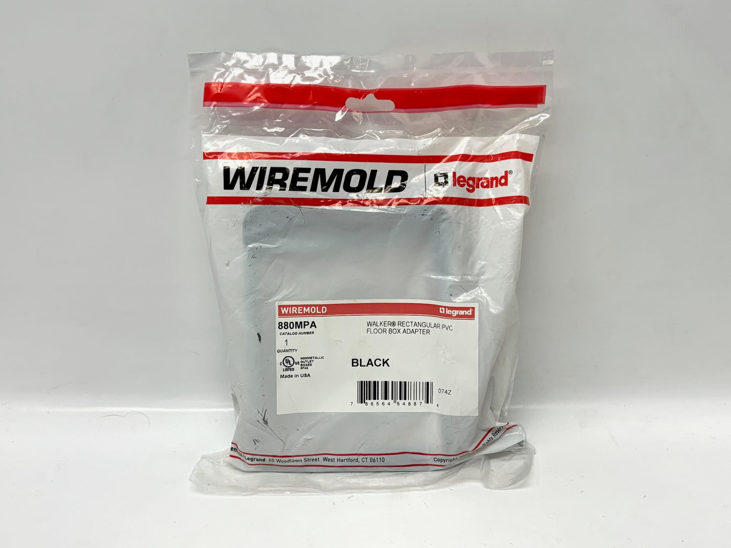 3PK Wiremold 880MPA Rectangular Plastic Floor Box Adjusting Ring