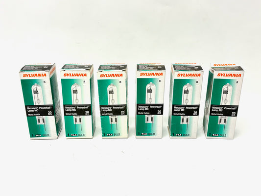 6PK Sylvania MC20TC/U/G8.5/830 20W Ceramic Metal Halide Lamp