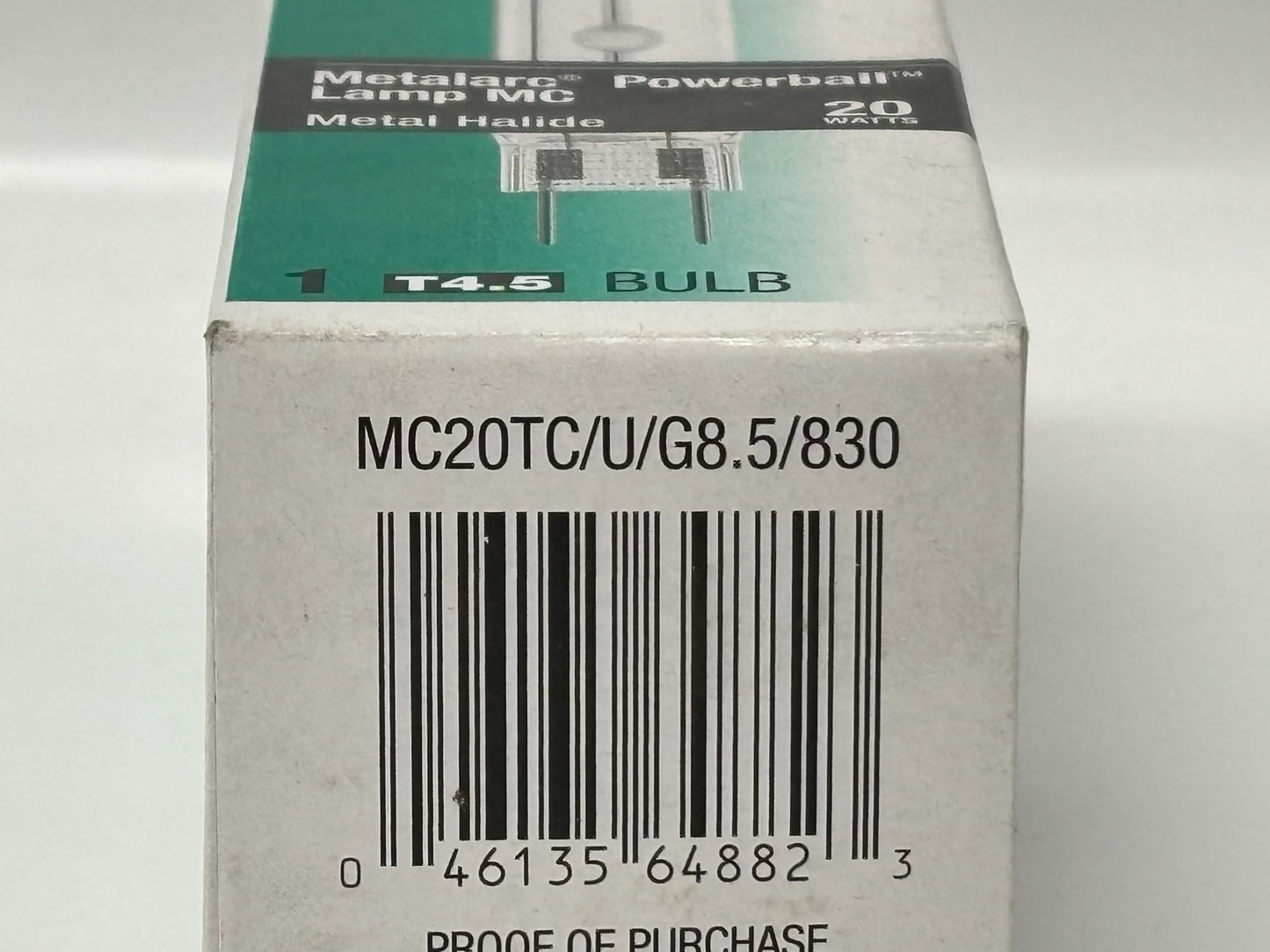 6PK Sylvania MC20TC/U/G8.5/830 20W Ceramic Metal Halide Lamp