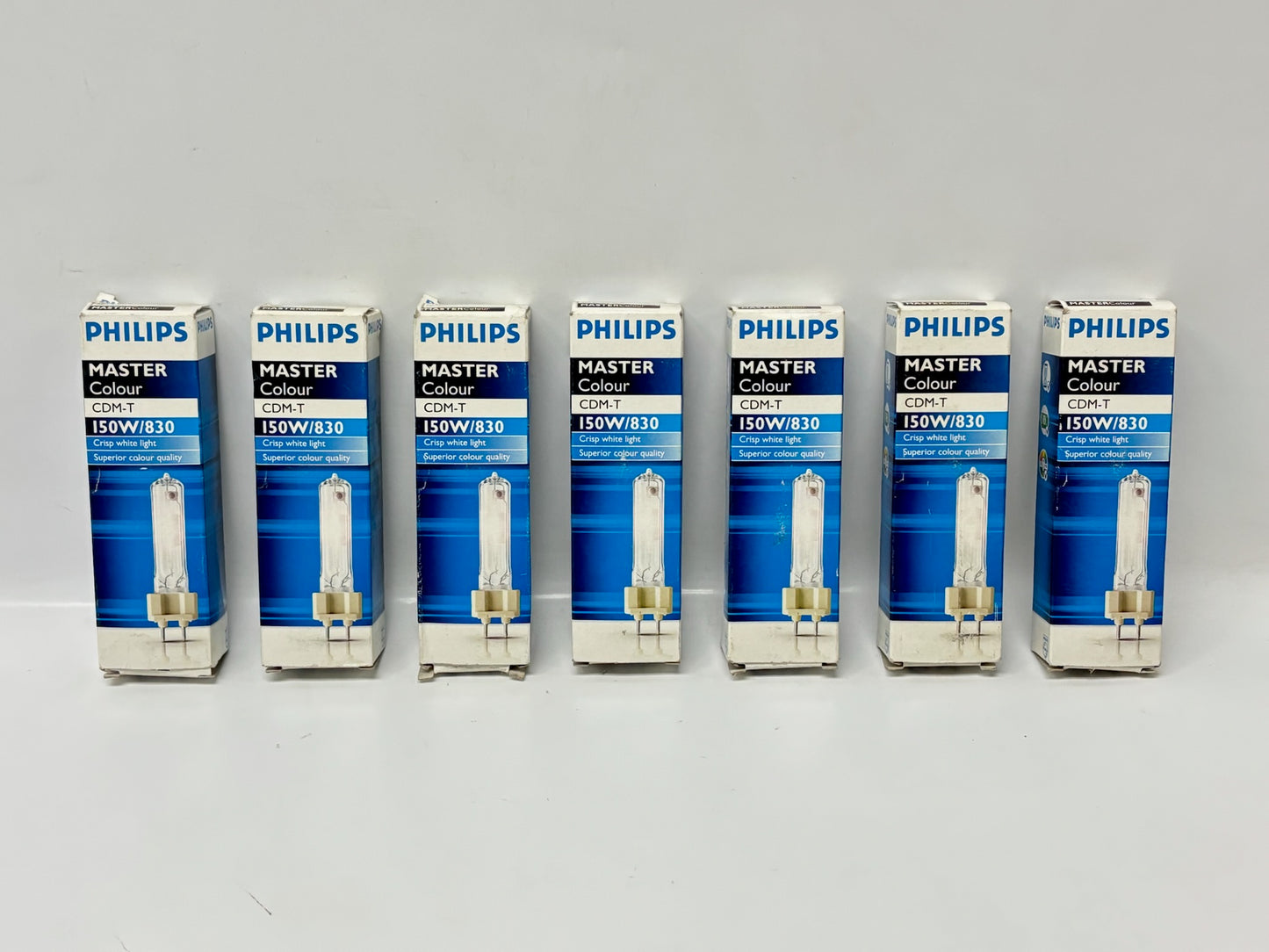 7PK Philips CDM150/T6/830 150W Ceramic Metal Halide Lamp