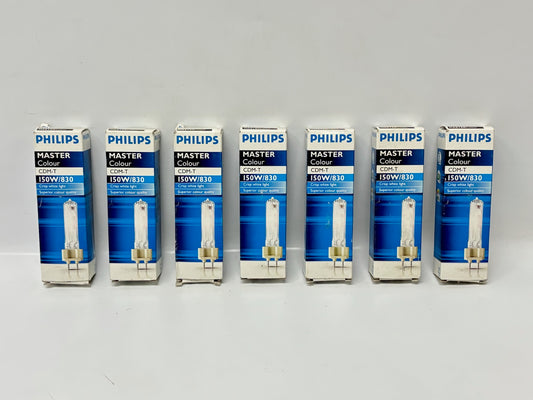 7PK Philips CDM150/T6/830 150W Ceramic Metal Halide Lamp