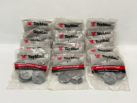 14PK TayMac CP4100S Weather-Proof Metal Closure Plug (1 in. NPT, Gray)