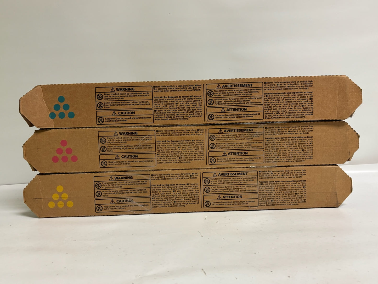 3 New OEM Ricoh MP C2003,C2004 CMY Toners 841919,84120,84121