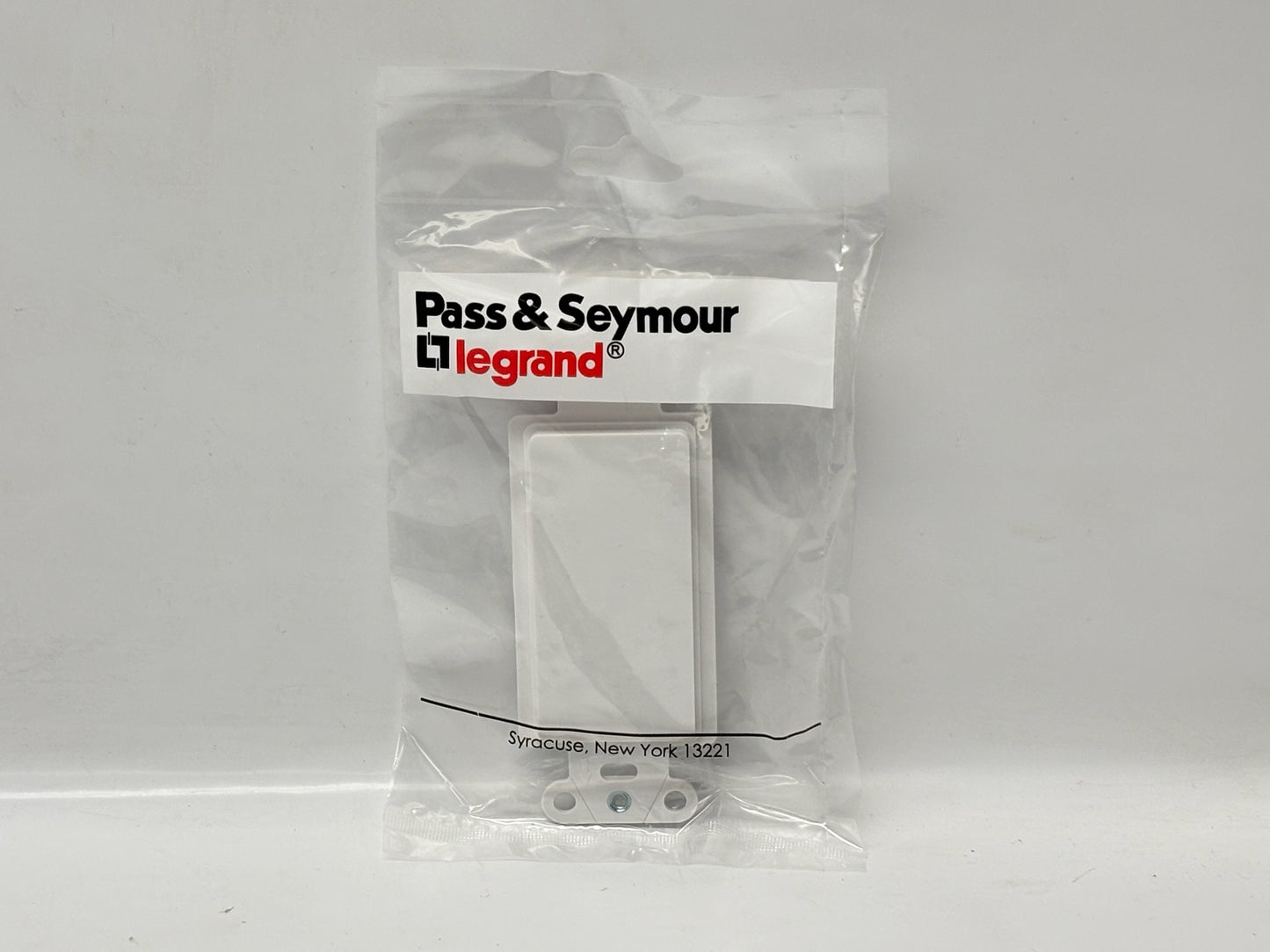 12PK Legrand 325W Blank Decorator Outlet Strap – White