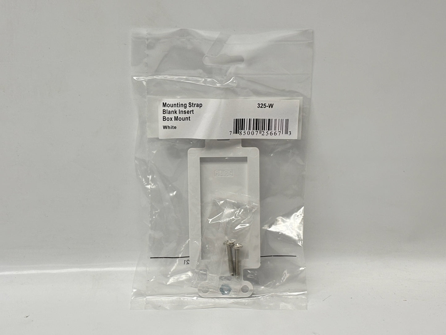 12PK Legrand 325W Blank Decorator Outlet Strap – White