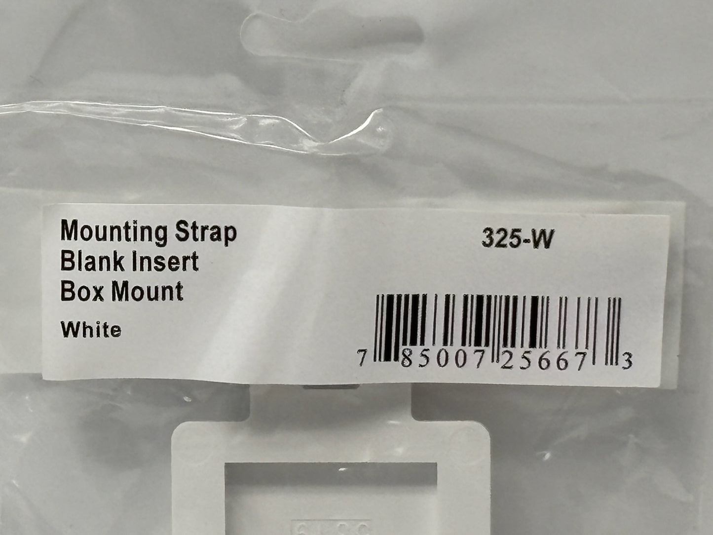 12PK Legrand 325W Blank Decorator Outlet Strap – White
