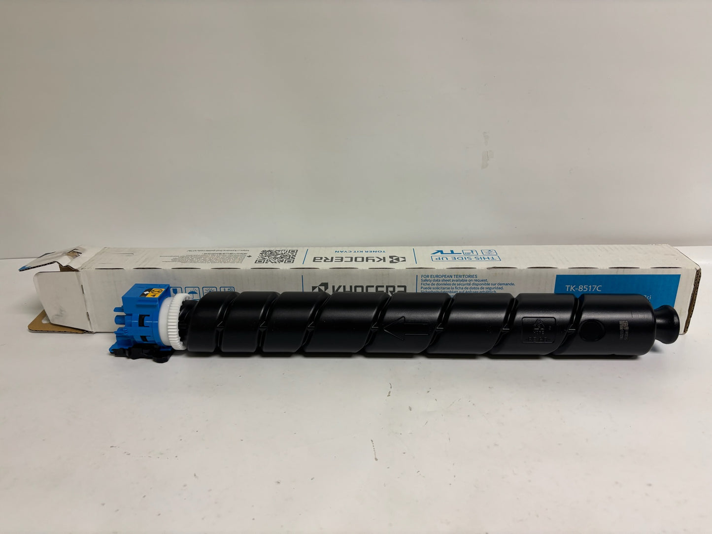 3 Genuine Kyocera TASKalfa 5052ci,5053ci CYK Toners TK-8517 (Cyan Open Box)