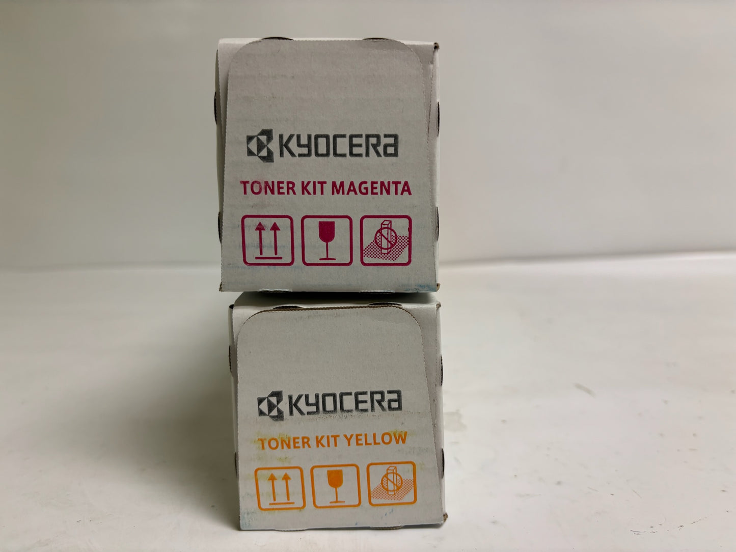 2 New OEM Kyocera TASKalfa 2552ci,2553ci  Magenta & Yellow Toners TK-8347