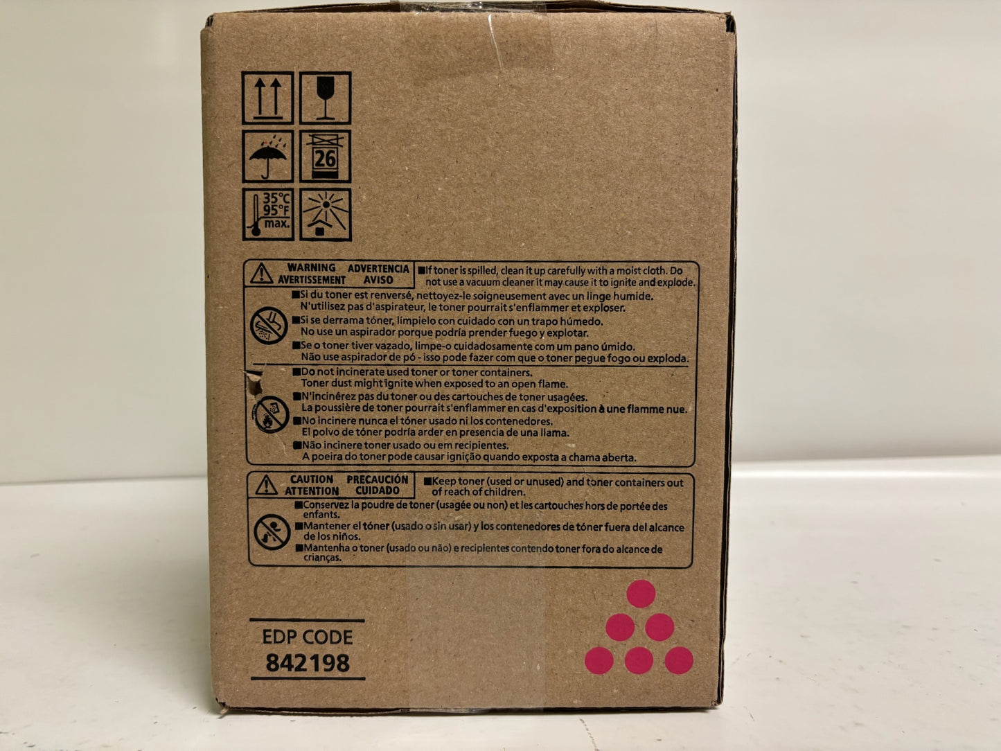 New OEM Ricoh MP C8003, C6503 IM C6500,C8000 Magenta Toner 842198