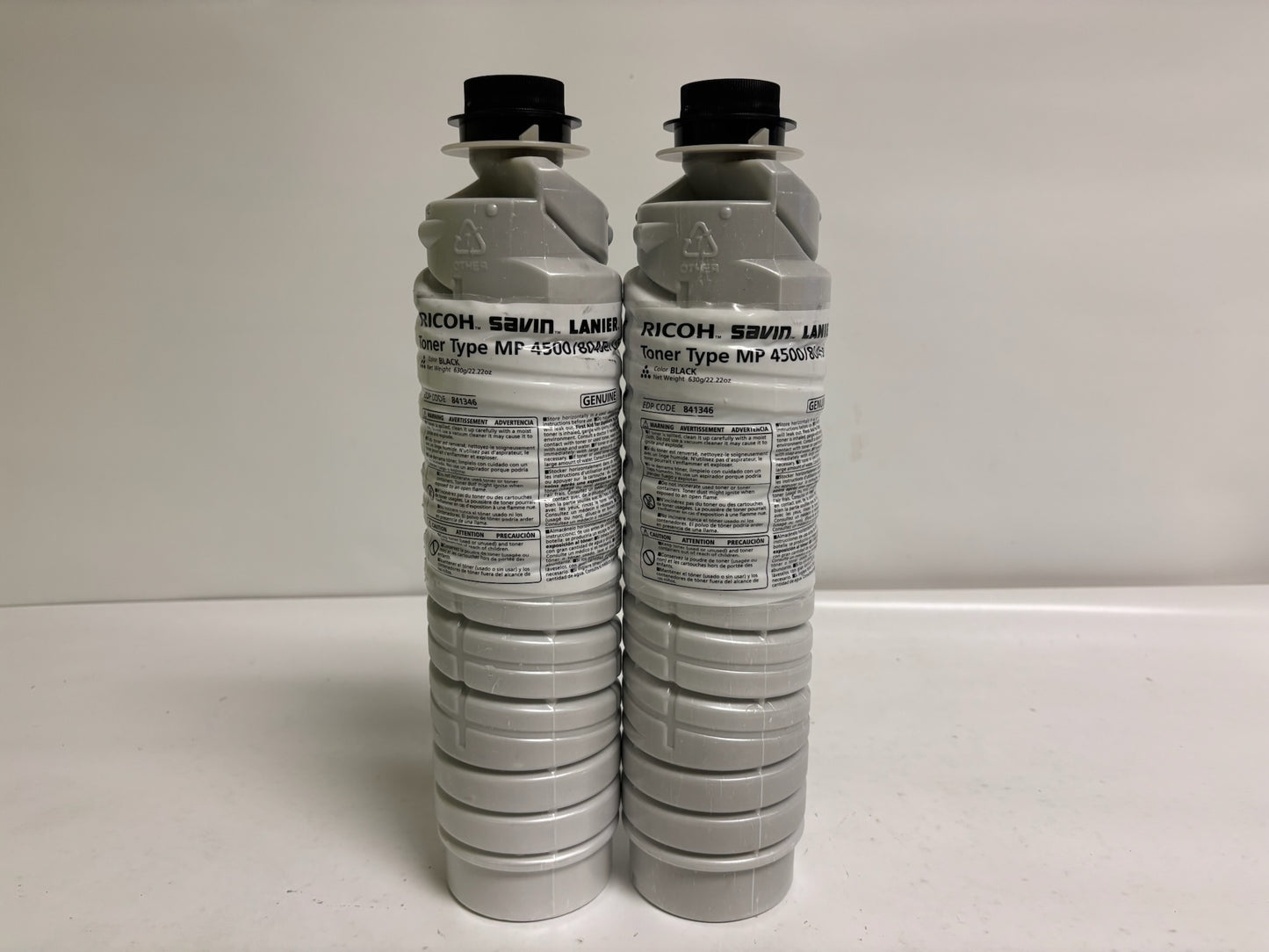 2 New OEM Ricoh Aficio MP 3500,3500AD Black Toners 841346