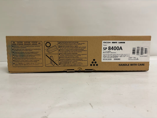 New OEM Ricoh SP 8400DN Black Toner Cartridge 821276