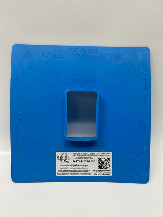 13 Pack Quickflash E- SGB-A  7/8" ELECTRICAL SINGLE GANG BOX FLASHING PANEL
