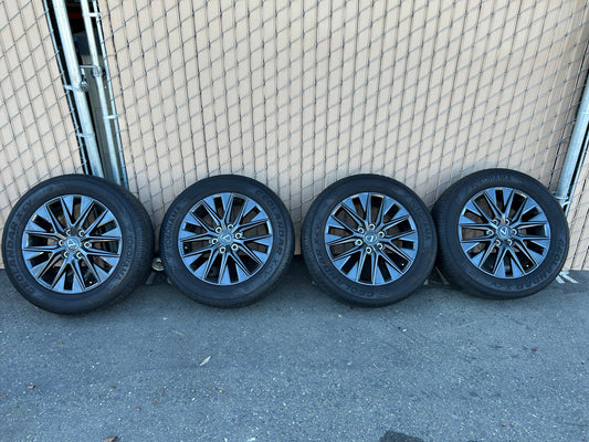 Lexus GX550 2024-2025 20" Factory Set of Wheels & Tires 265/55 R20 113V 3k miles